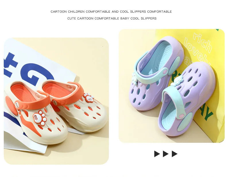 Kids  Chunky Platform Sandals – Thick Sole EVA Non-Slip Shoes