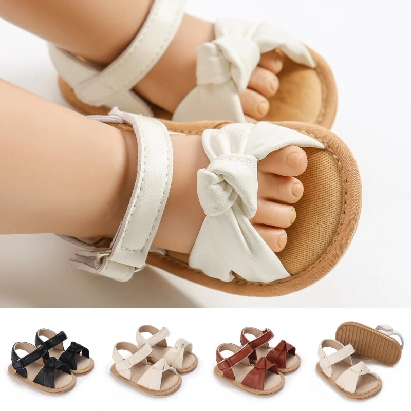 Baby Summer Sandals (0–18M) – Open-Toe Non-Slip Soft Shoes