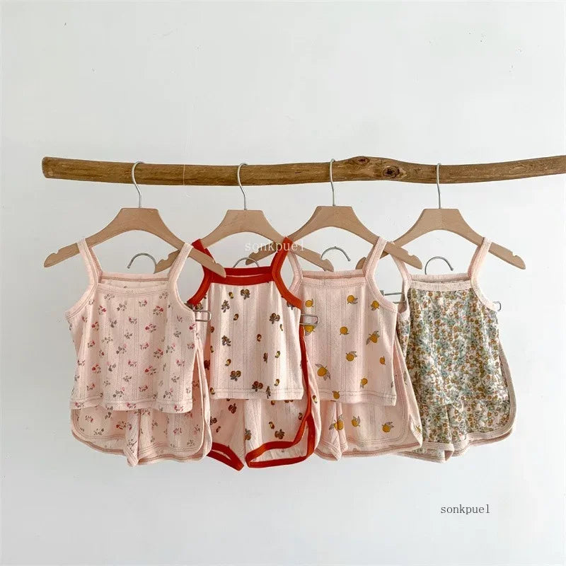 Baby Summer Clothing Set – Tee & Shorts (Toddler)