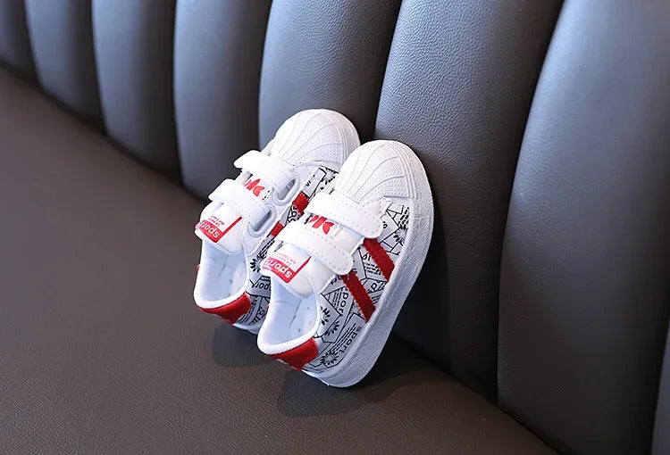 Kids’ Anti-Slip Sneakers – Soft Rubber Casual Shoes (21–30)