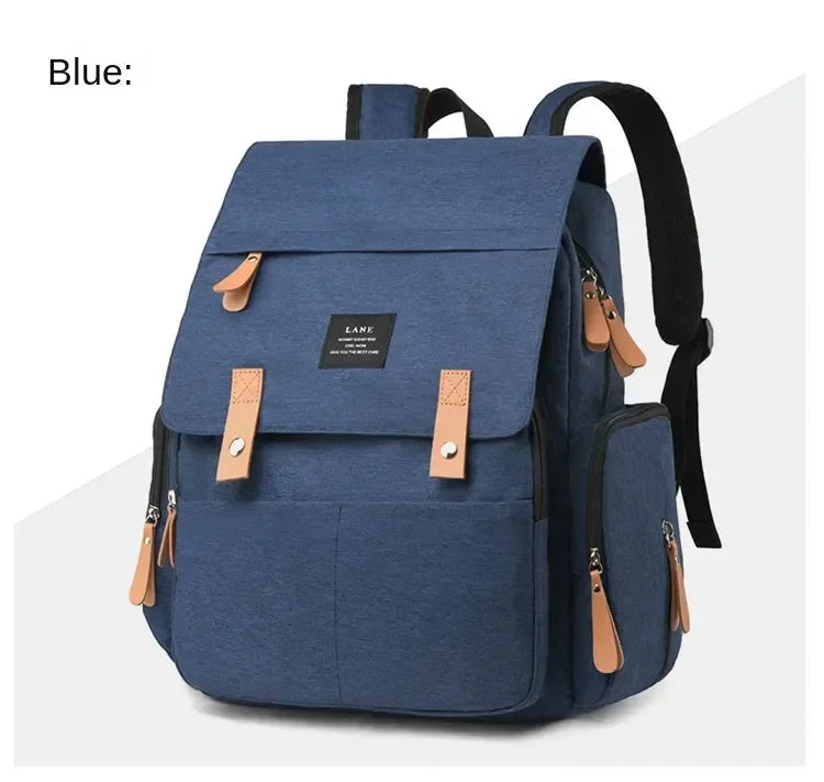 Travel Backpack for Moms – Large Capacity Waterproof Diaper & Baby Stroller Bag