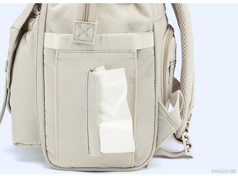 Maternity Diaper Backpack for Travel – Waterproof with Stroller Hooks