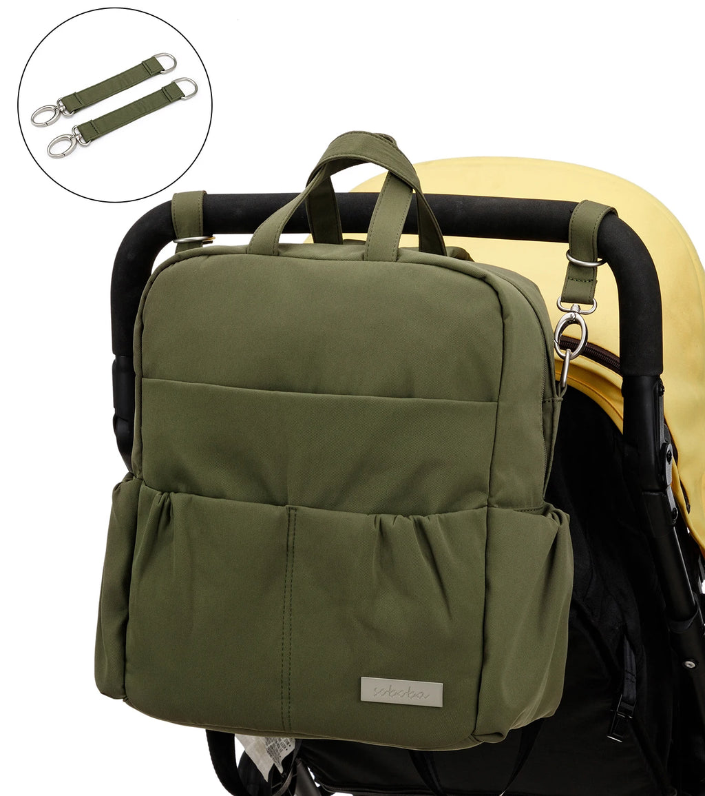 Soboba Waterproof Diaper Backpack – Large Capacity, Multi-Functional Mommy Bag for Travel & Outings