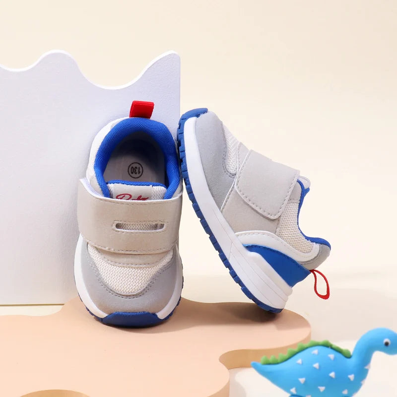 Kids  Prewalker Sneakers – Rubber Sole Anti-Slip Casual Shoes