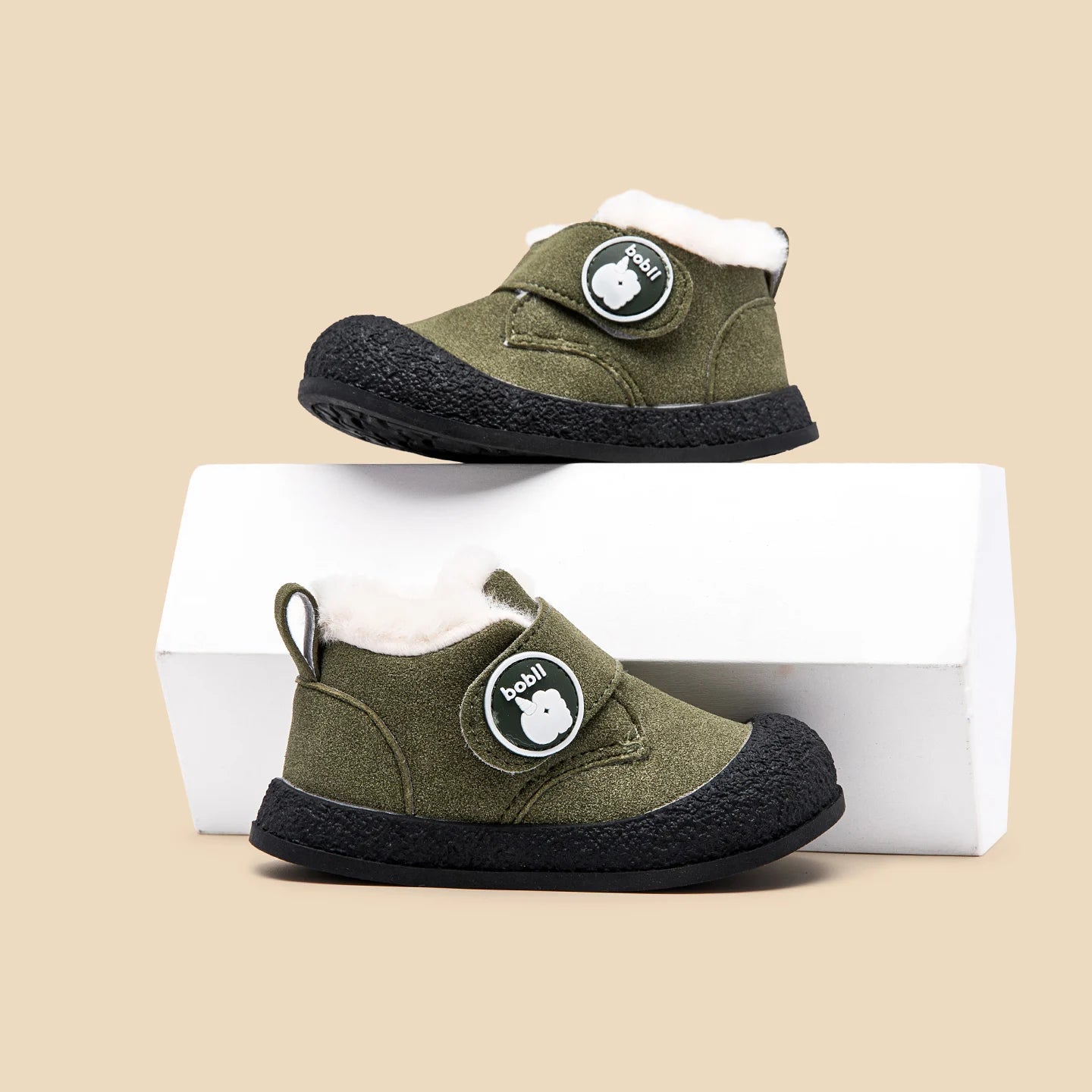 Baby Winter First-Step Shoes (0–3Y) – Fleece-Lined Outdoor Toddler Shoes