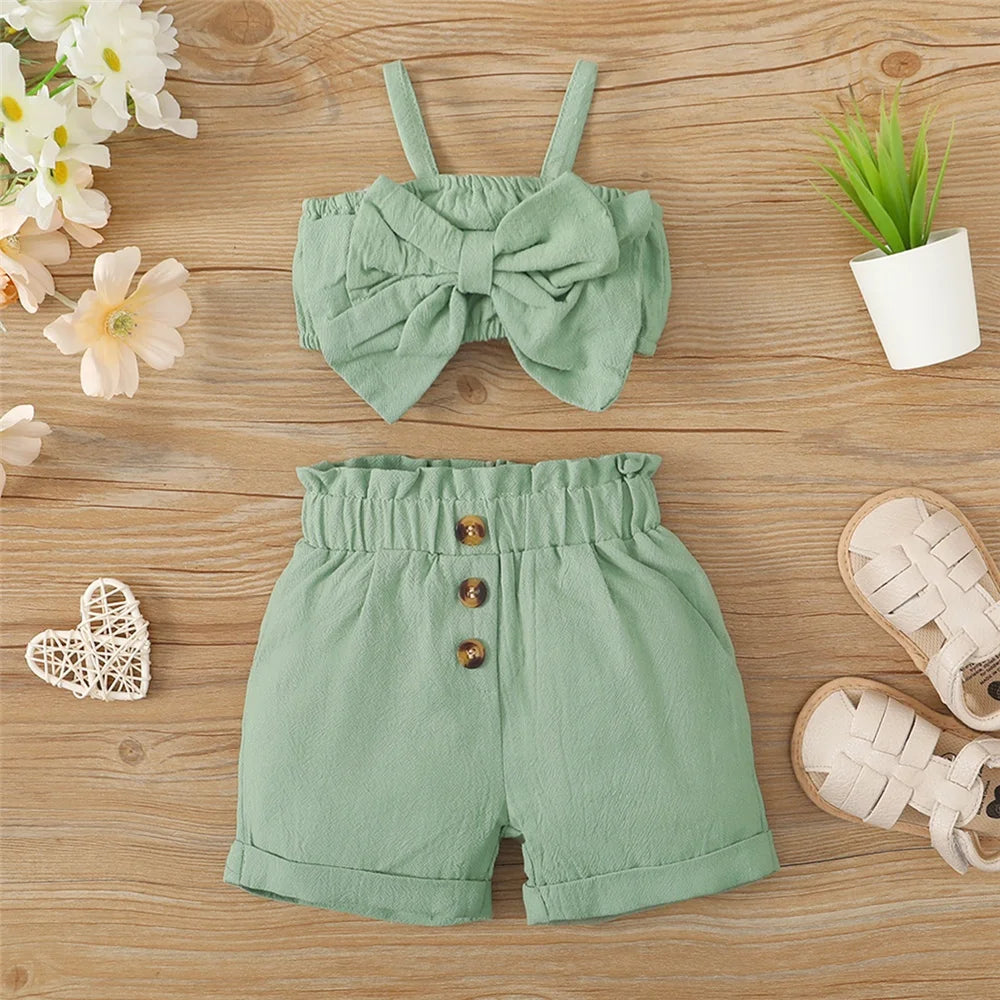 2PCS Baby Girl Clothing Set 3-24 M