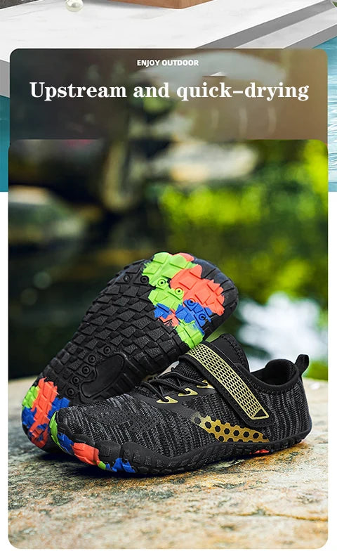 Kids’ Quick-Dry Water Shoes – Unisex Beach & Swim