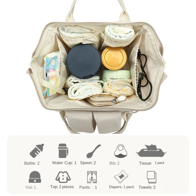 Waterproof Baby Diaper Backpack – Travel & Mommy Bag