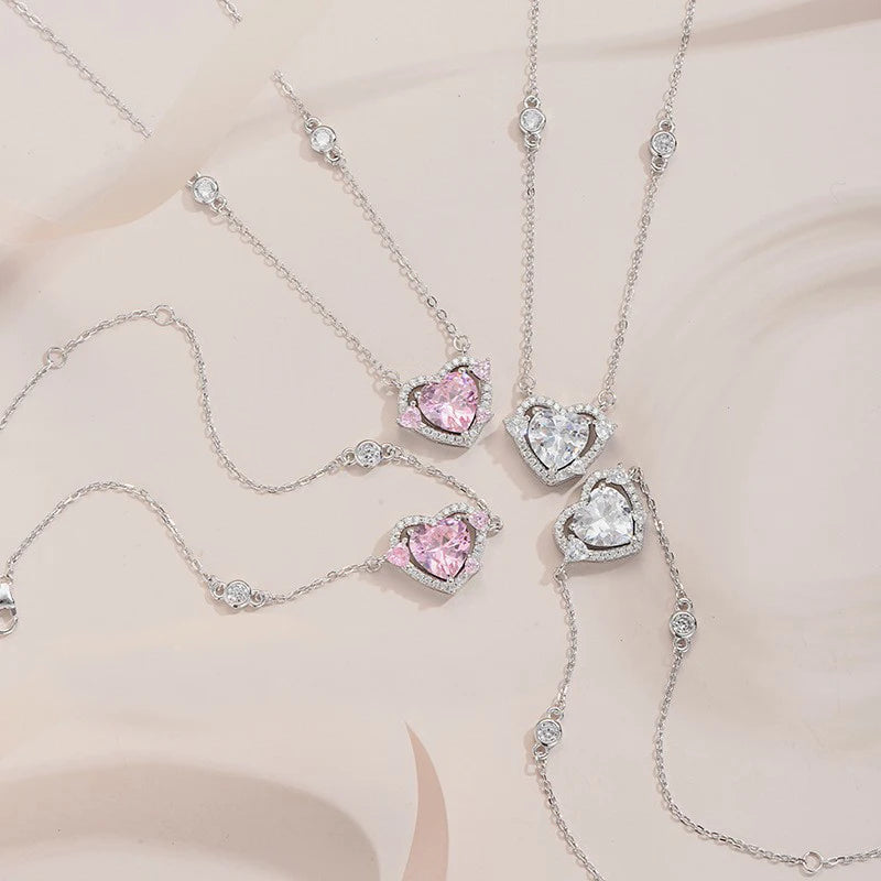 New 925 Sterling Silver Luxury Zircon