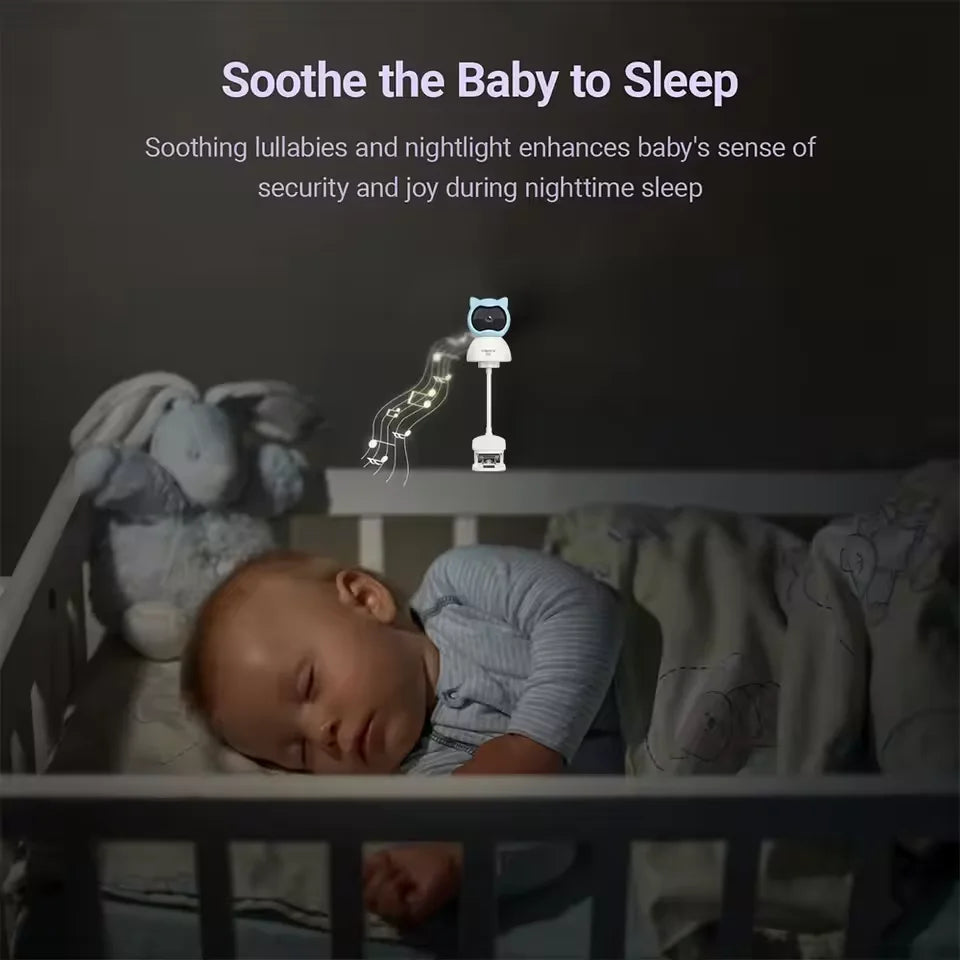 WiFi Baby Monitor – 4MP, 2-Way Talk & 360° View