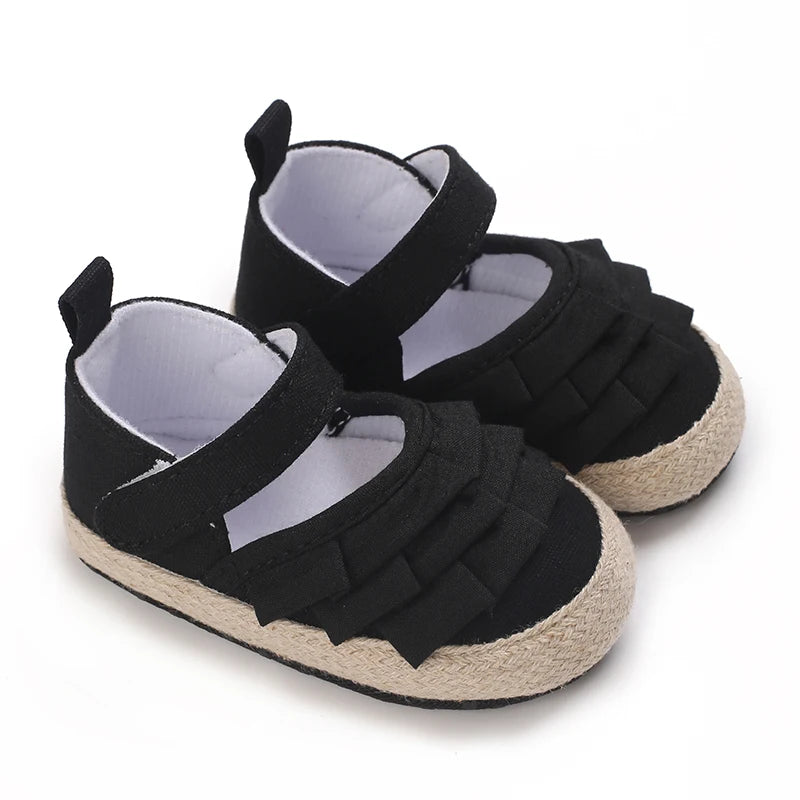 Spring and Autumn 0-18M Baby Girl Princess Flat Shoes