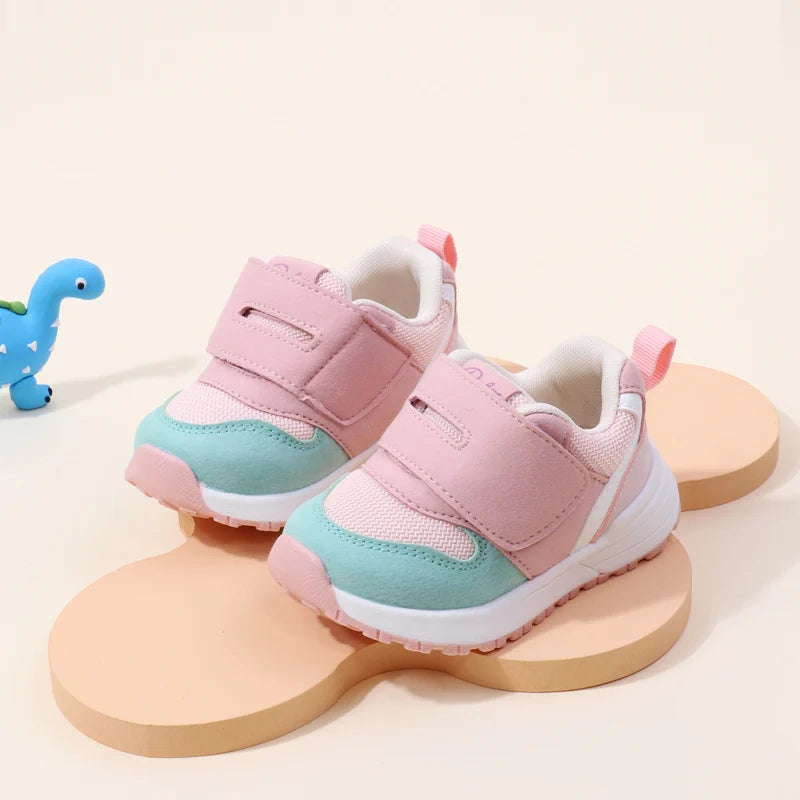 Kids  Prewalker Sneakers – Rubber Sole Anti-Slip Casual Shoes