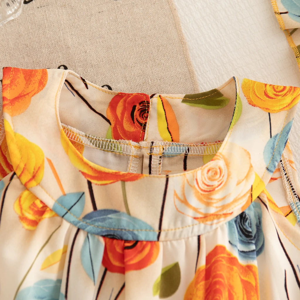 Baby Girl Summer Bohemian Dress Set