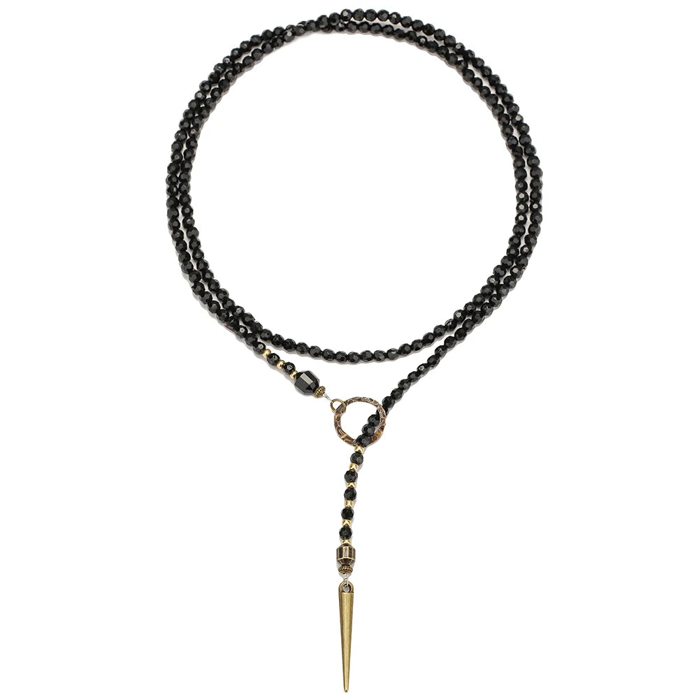 Vintage Bohemian Niche Design Long Pendant