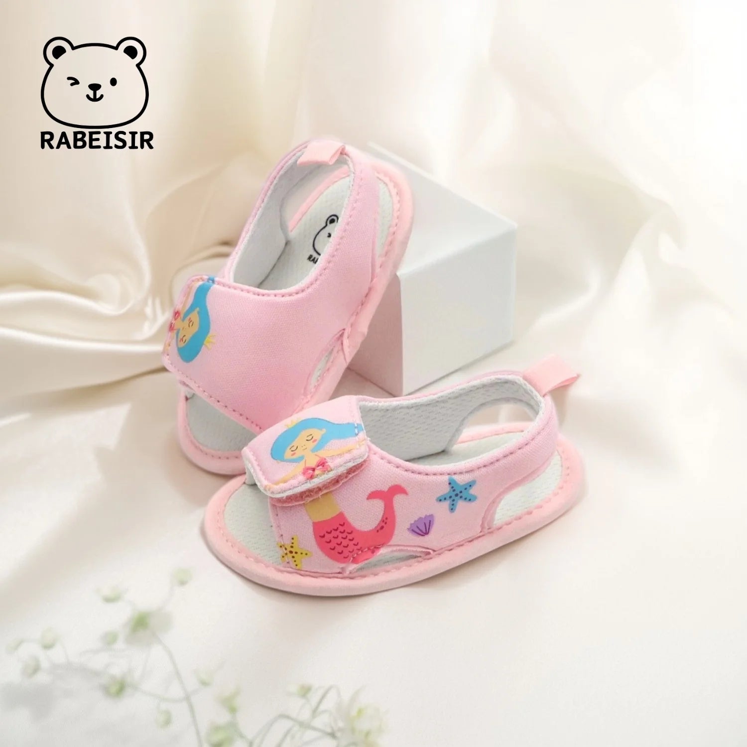 Baby Girl Summer Sandals (0–18M) – Princess Watermelon Cloth Shoes