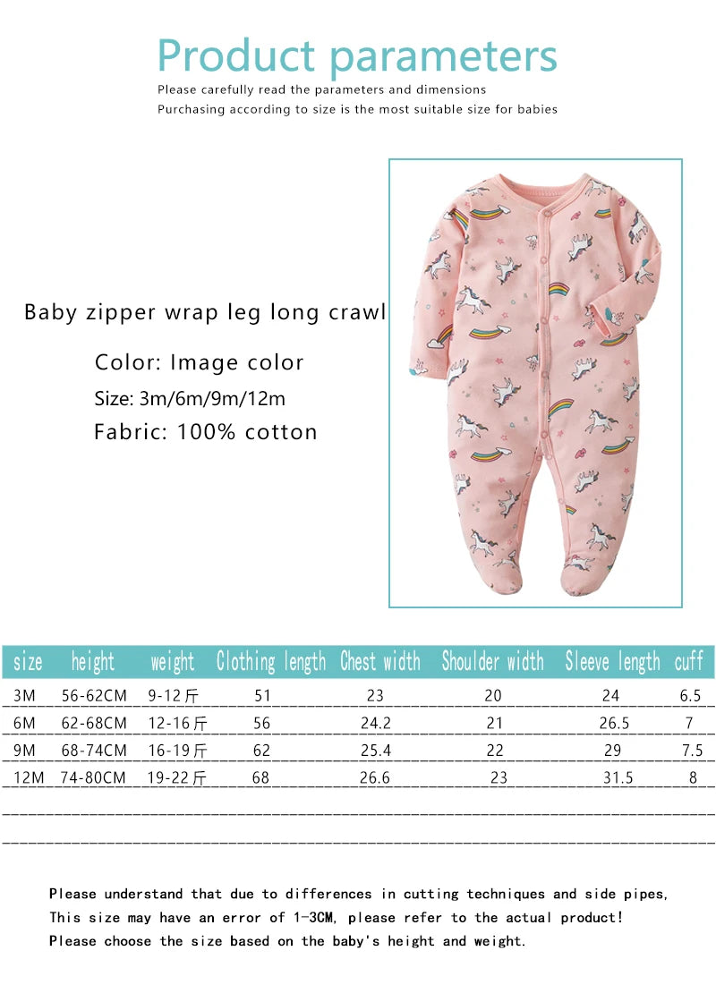 Newborn Footed Pajamas Girl and Boy