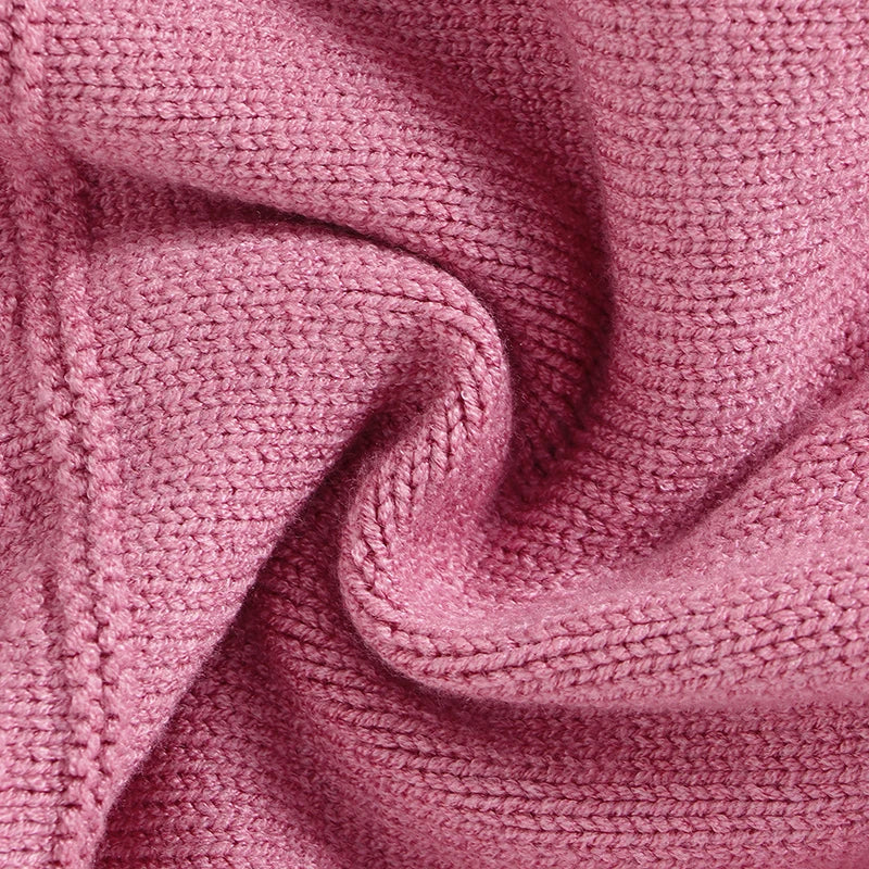 Baby Girl Princess Knitted Dress – Long Sleeve (6–36M)