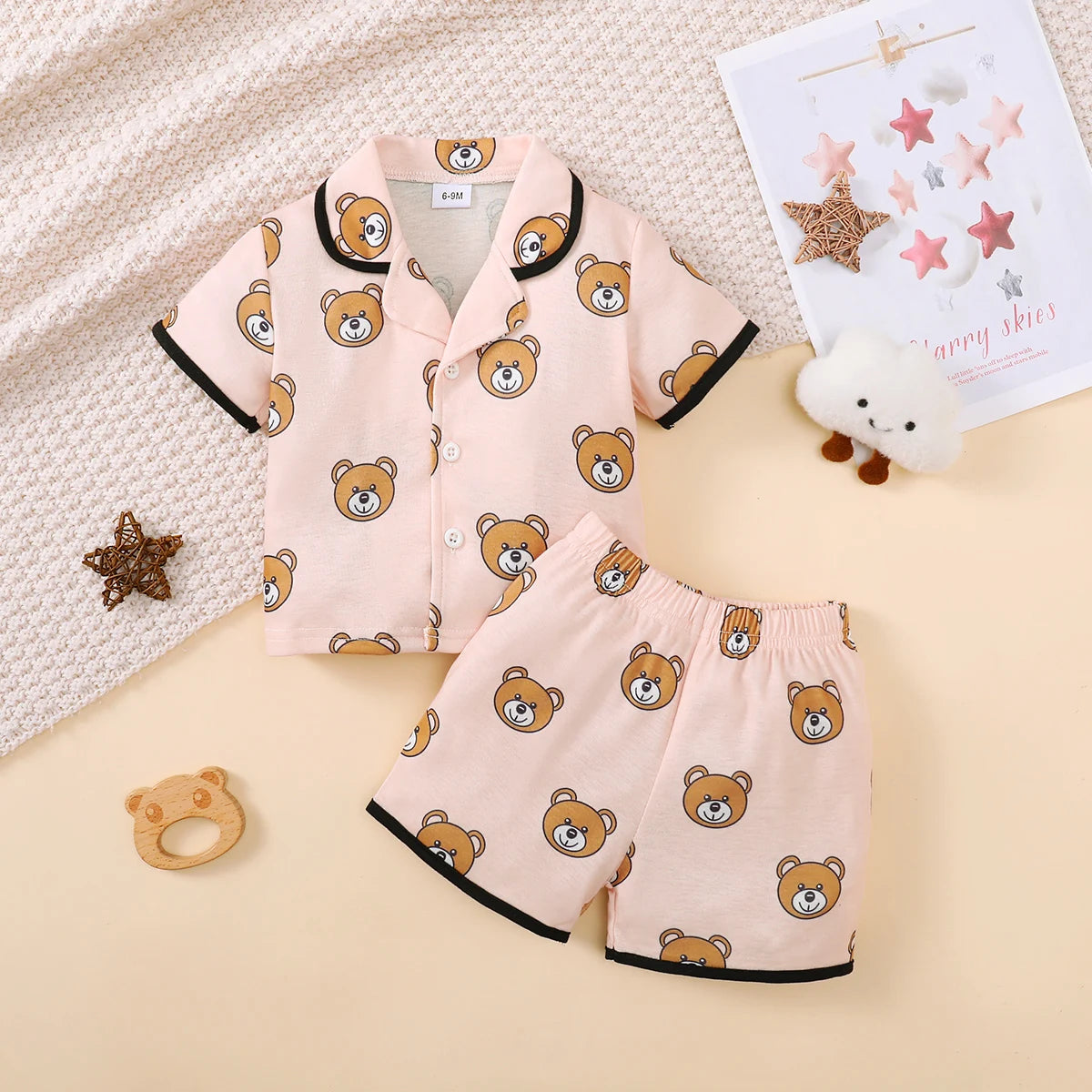 Baby Summer Pajama 2-Piece Set (0-3Y)