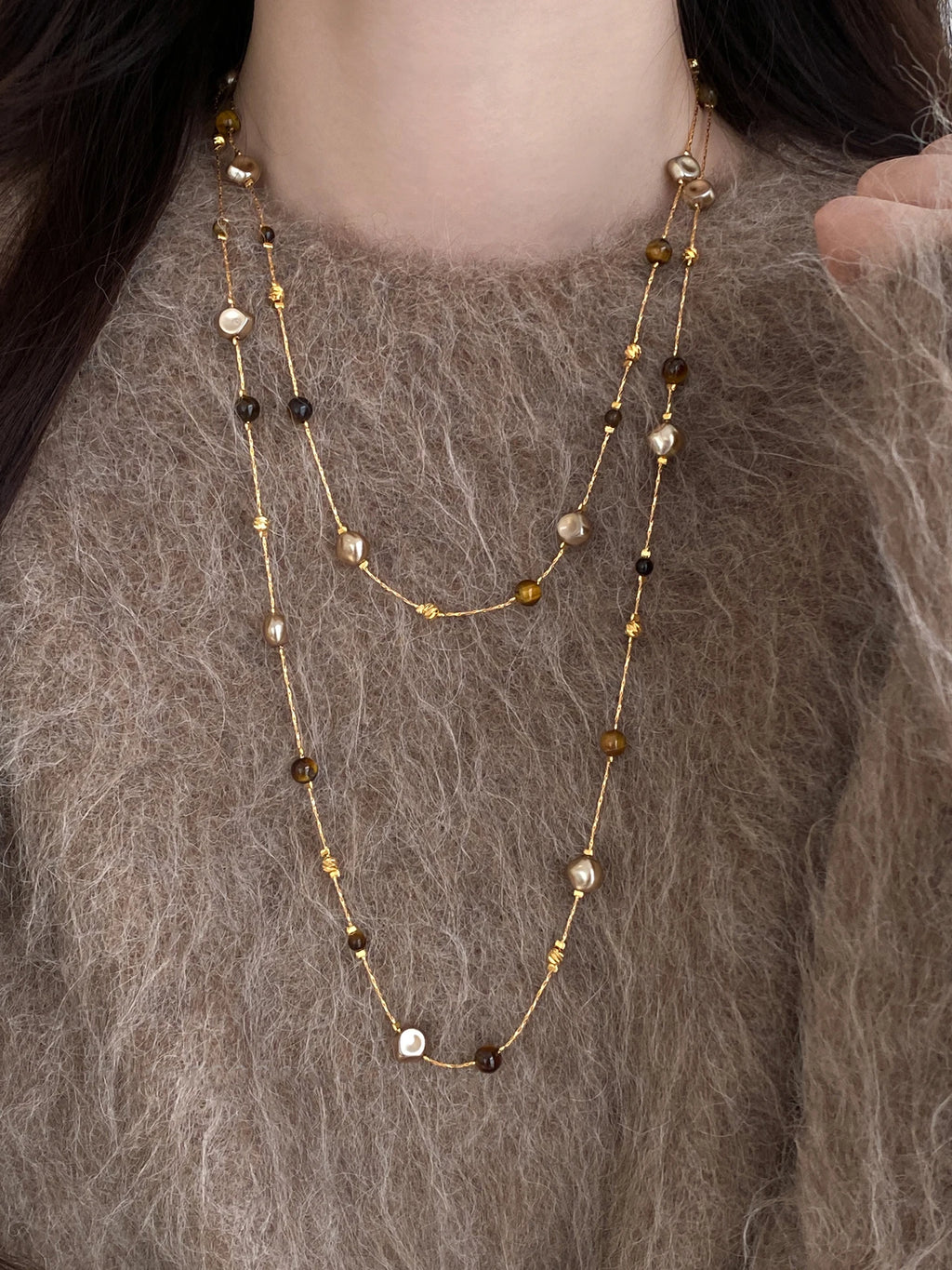 Tiger Eye Stone Necklace