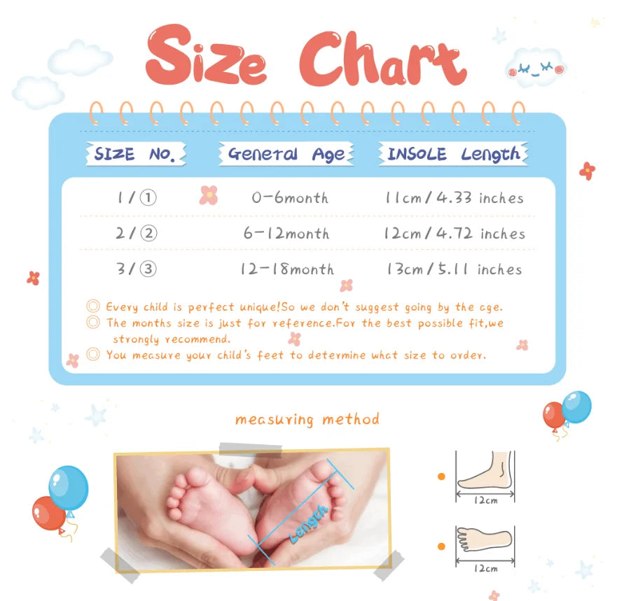 Baby First-Step Shoes (0–18M) – Soft Sole Non-Slip PU Leather Sneakers