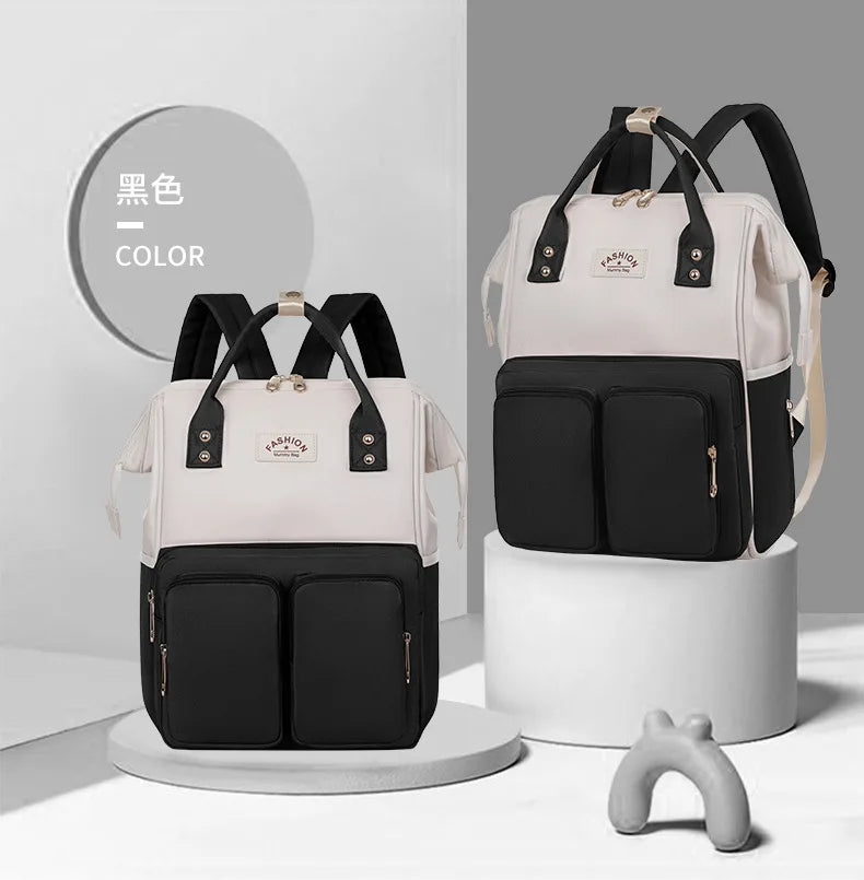 Nappy Backpack Bag – Large Capacity Waterproof Diaper Bag for Baby Care & Travel