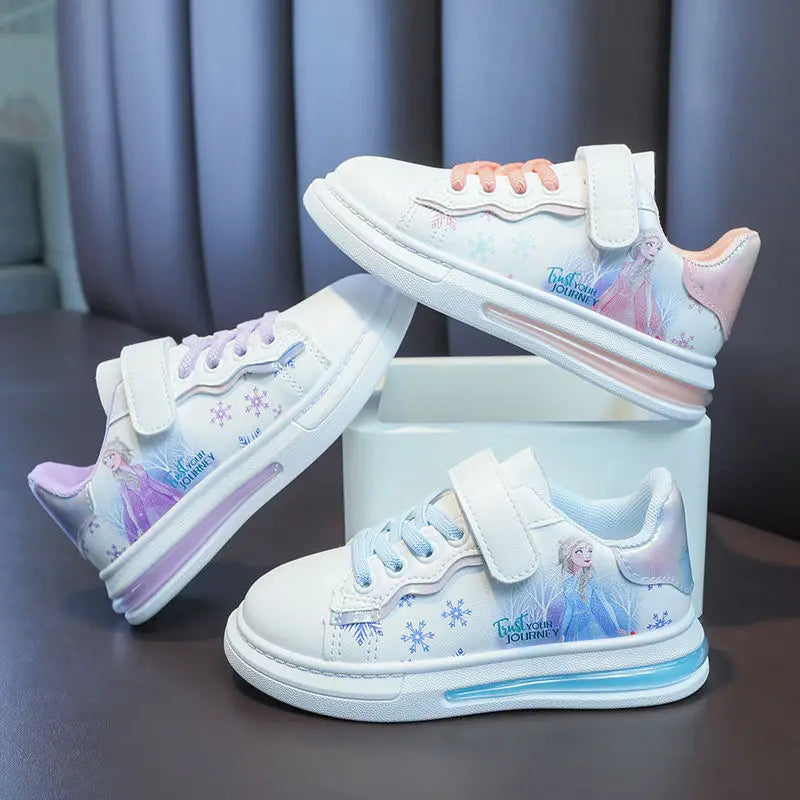 Disney Elsa Frozen Girls’ White Flats – Waterproof Shoes