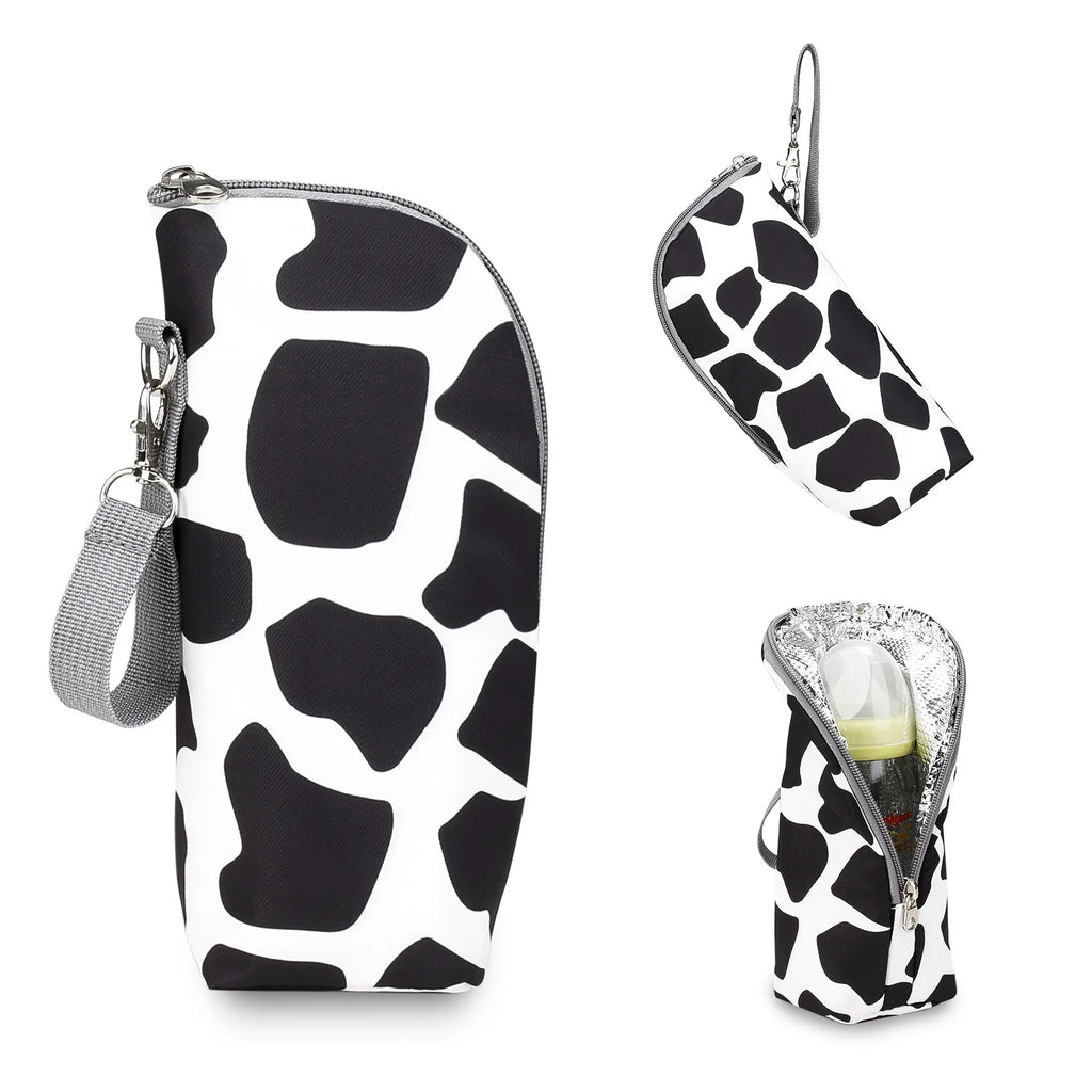 Portable Baby Feeding Bottle Bag – Aluminum Insulation, Stroller Hanging