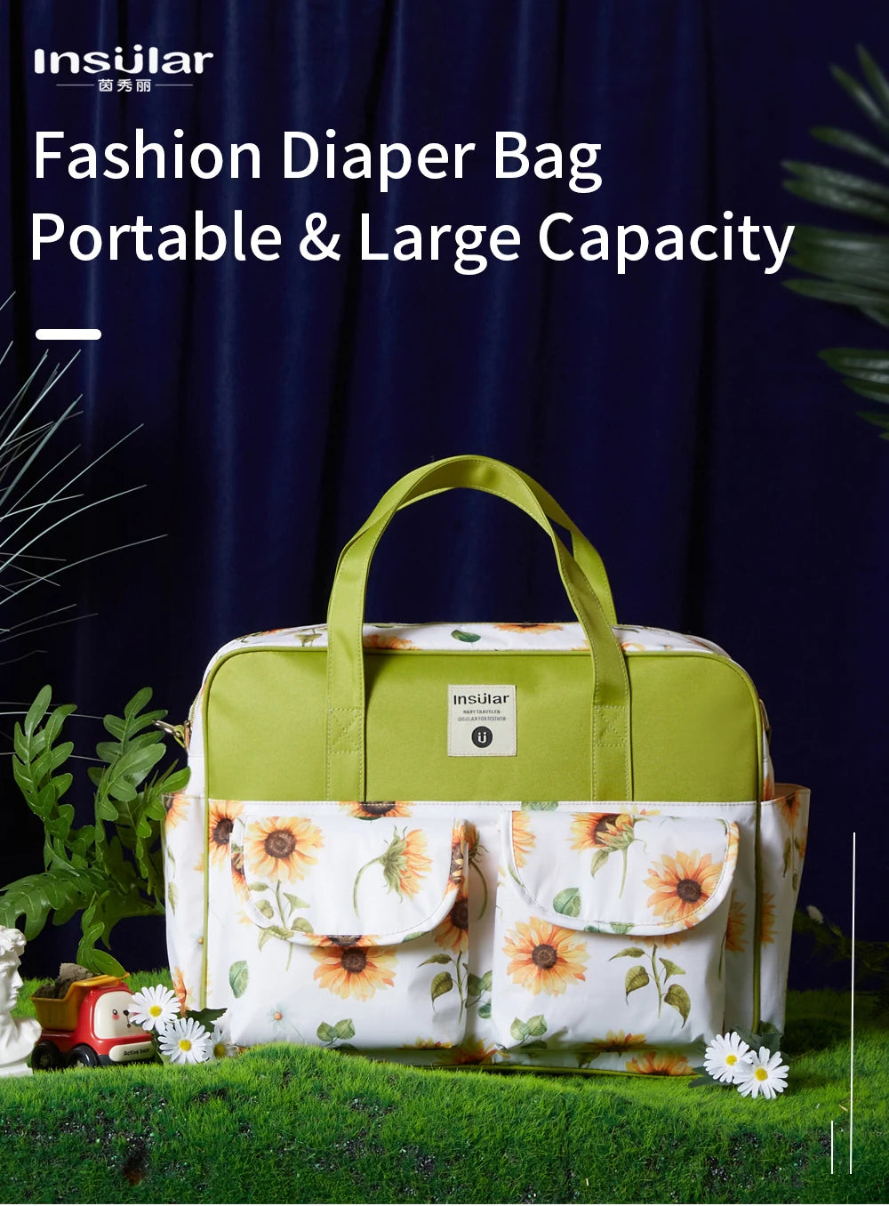 Maternity Diaper Bag – Large, Waterproof, Travel Ready