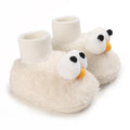 Baby Cartoon Elastic Plush Shoes (0–18M) – Soft Warm Socks Sneakers