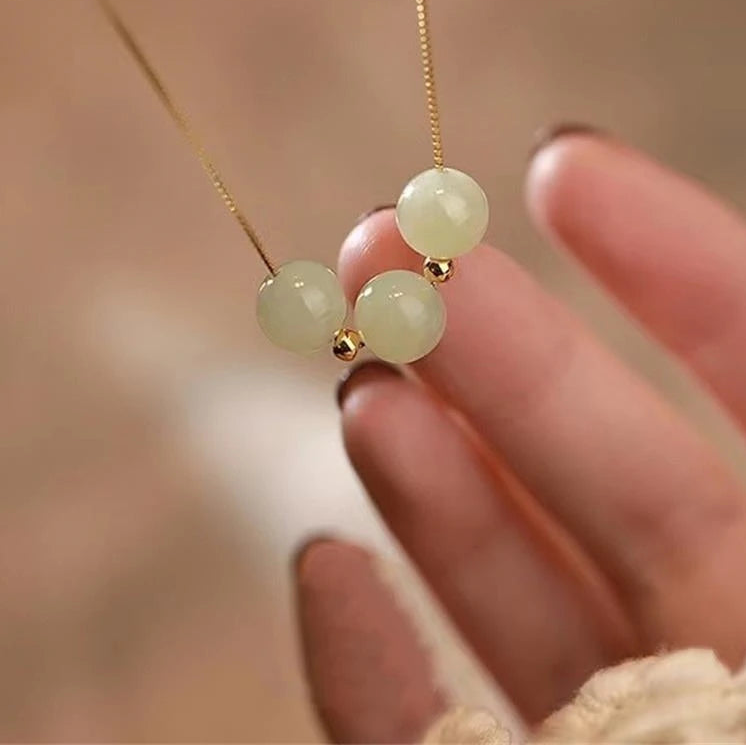 Natural Hotan Jasper Lucky beads