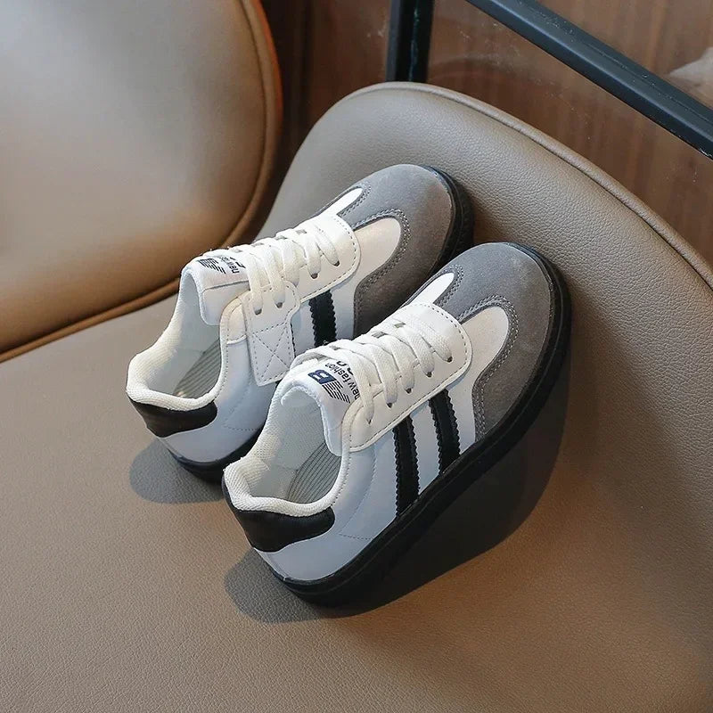 Kids’ Retro Sport Sneakers – Breathable Casual Shoes