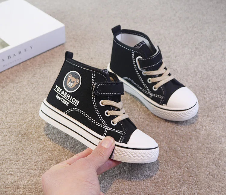 Kids’ Canvas Sneakers – Soft, Non-Slip, Breathable Shoes