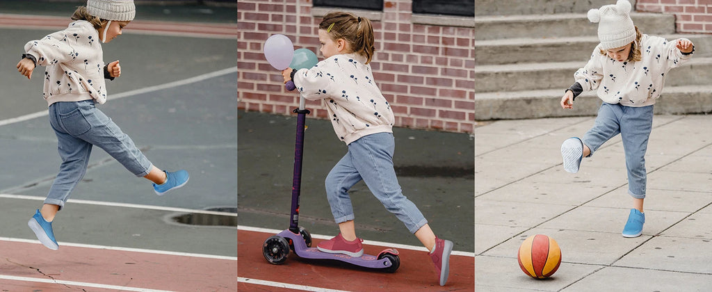 Kids’ Minimalist Barefoot Sneakers – Wide Toe, Zero Drop