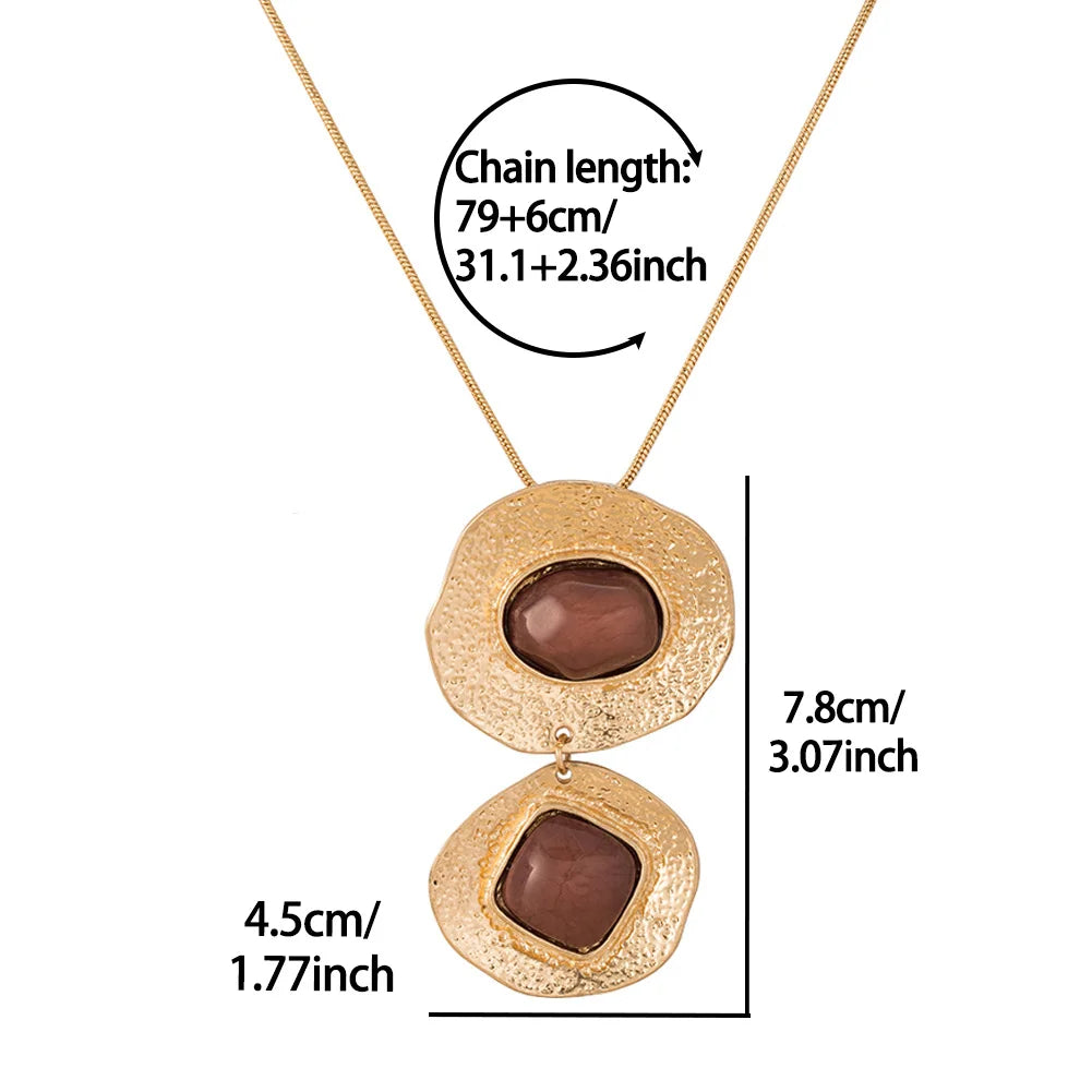 Cring Coco Long Necklace Geometry