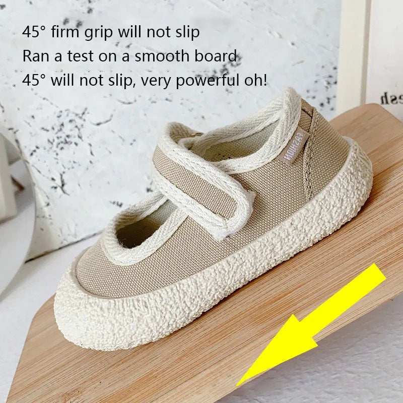 Kids’ Canvas Shoes – Soft, Breathable, Anti-Slip Sneakers