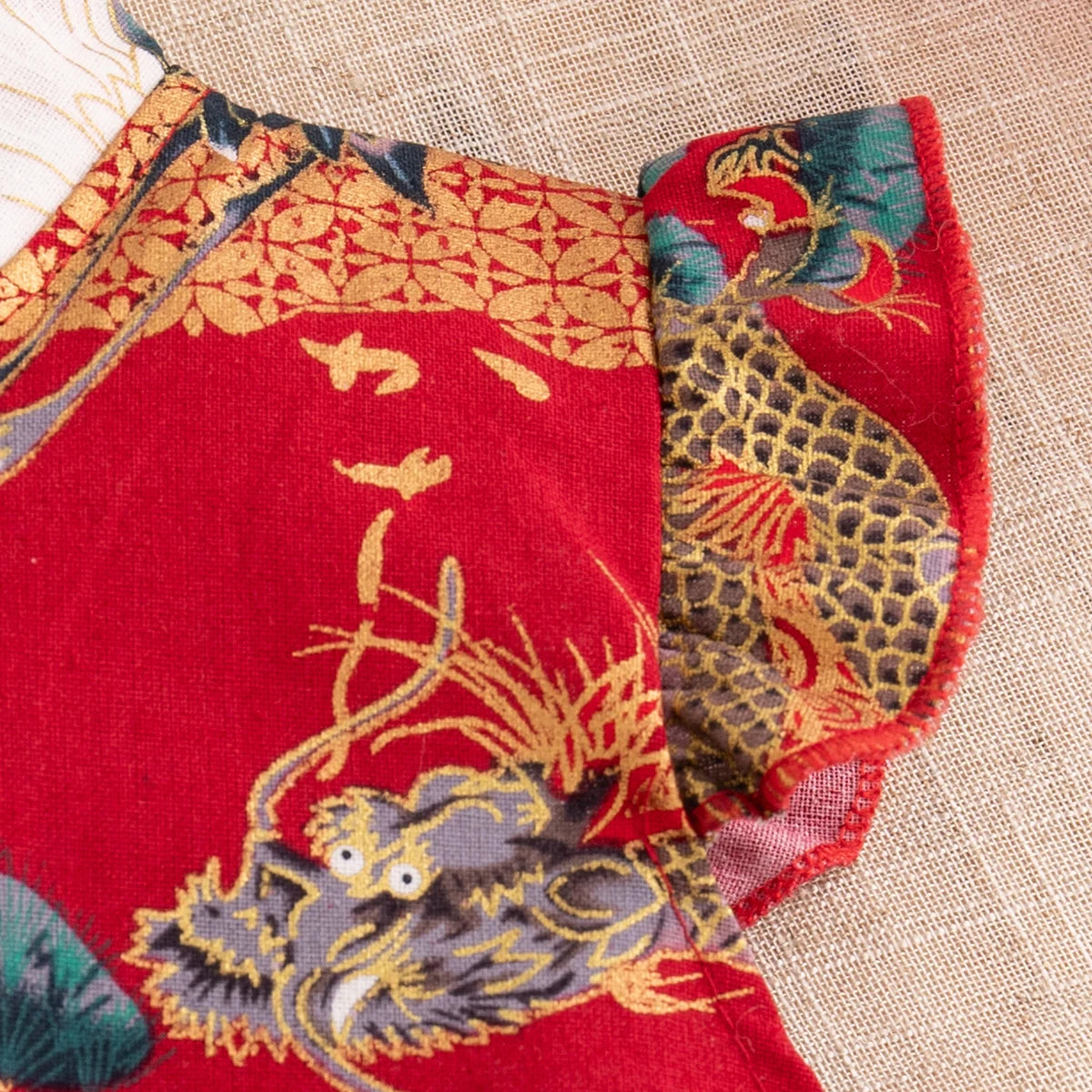 Baby Girl Red Qipao Dress (0–2Y)