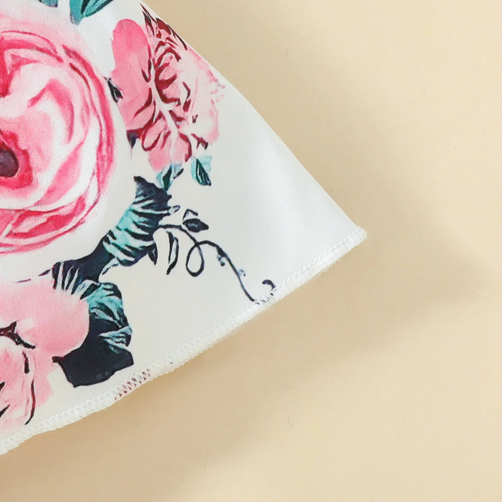 0-1 Year Old Baby Flower Bow Dress Headband