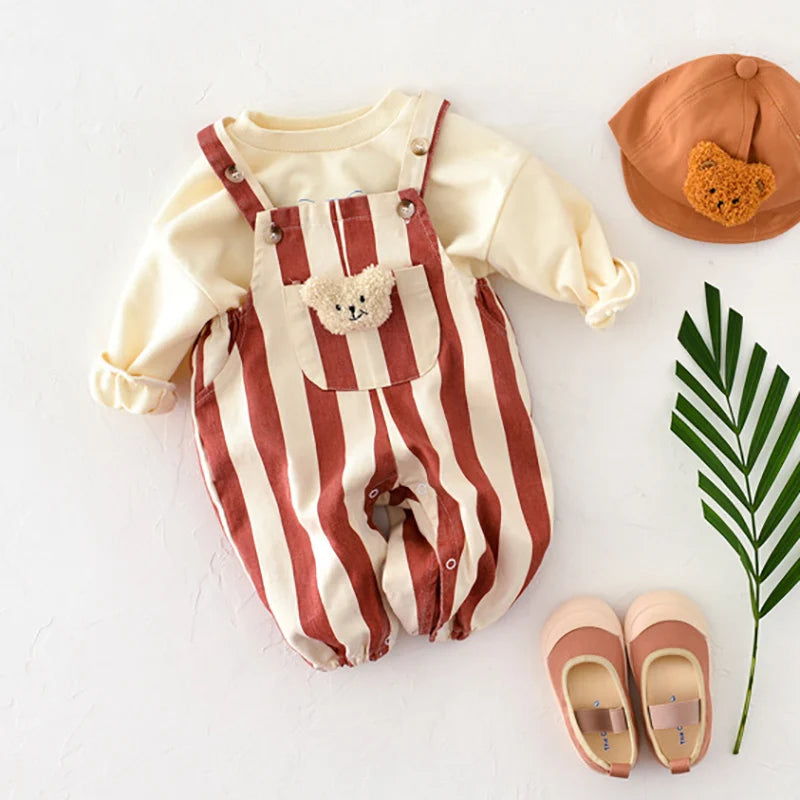 Milancel Striped Baby Romper