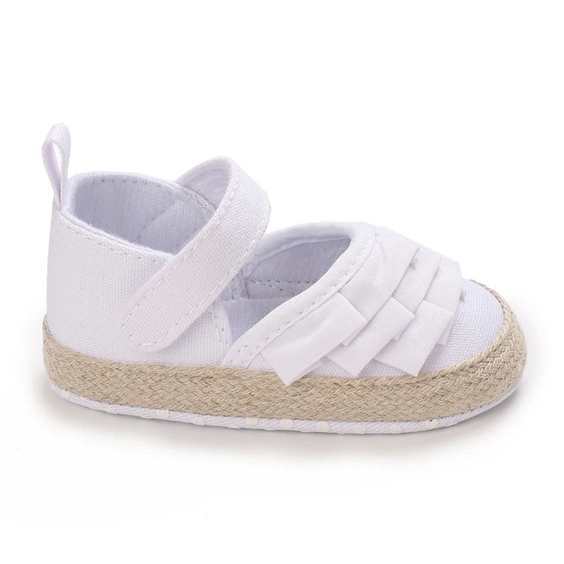 Spring and Autumn 0-18M Baby Girl Princess Flat Shoes