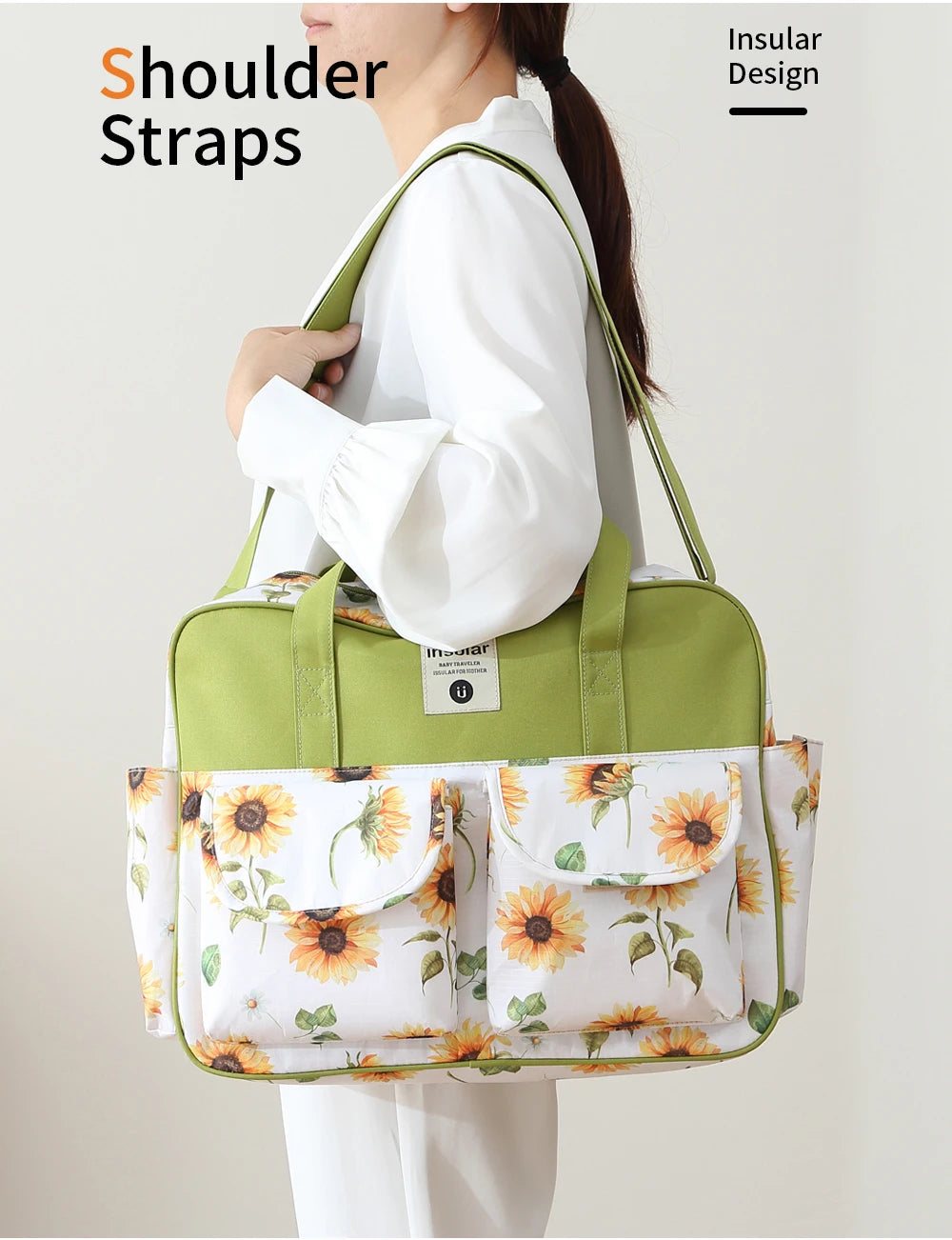 Maternity Diaper Bag – Large, Waterproof, Travel Ready
