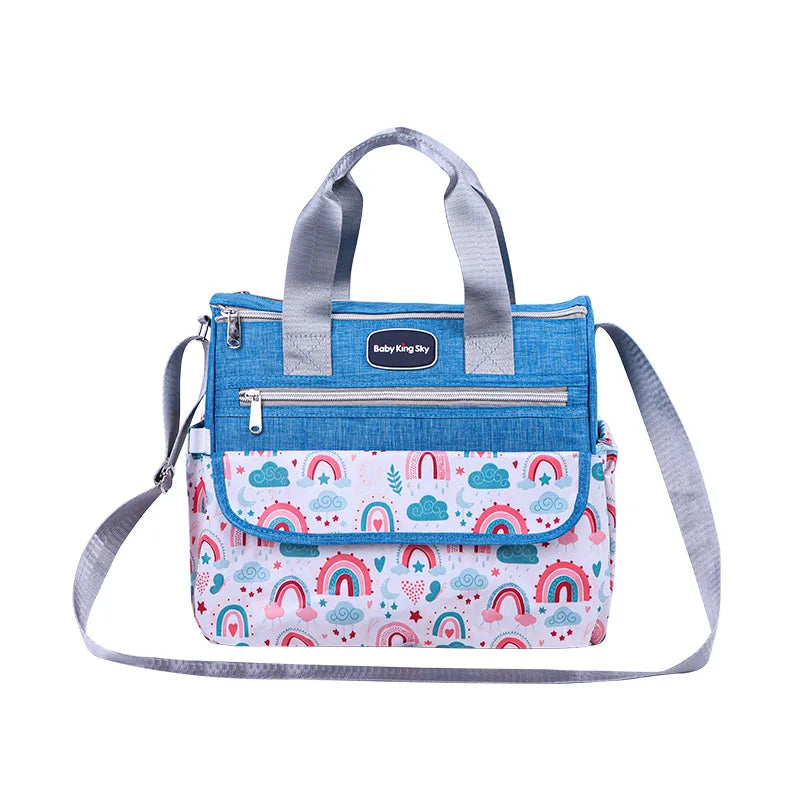 Single Shoulder Diaper Bag – Printed & Handy