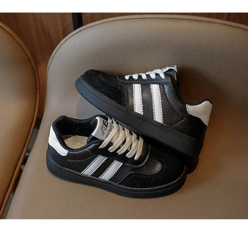 Kids’ Retro Sport Sneakers – Breathable Casual Shoes
