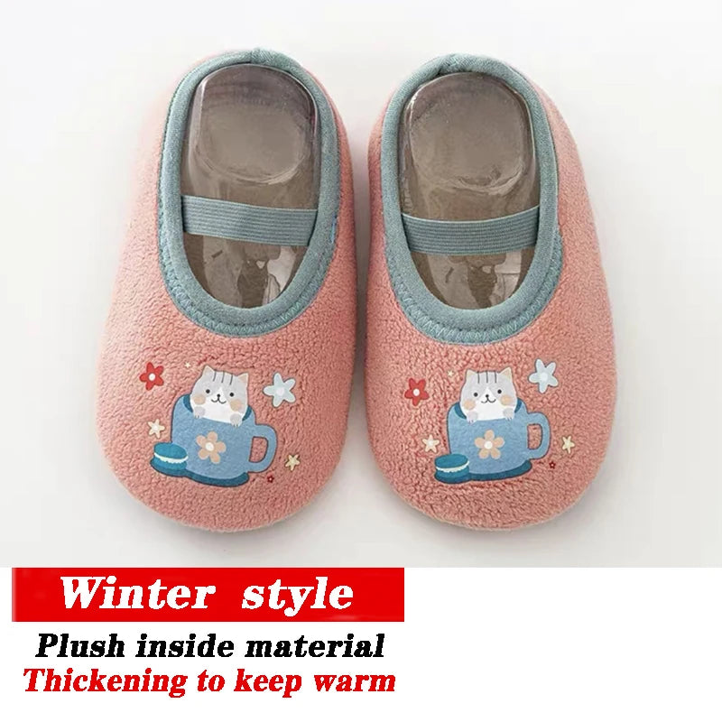 Baby Non-Slip Socks – Warm Indoor Floor Shoes for Toddlers