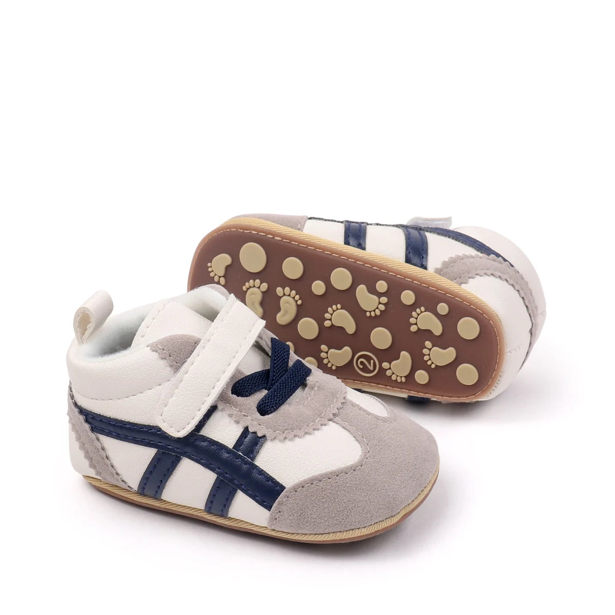 Baby First-Step Shoes (0–18M) – Spring/Autumn Casual Sneakers