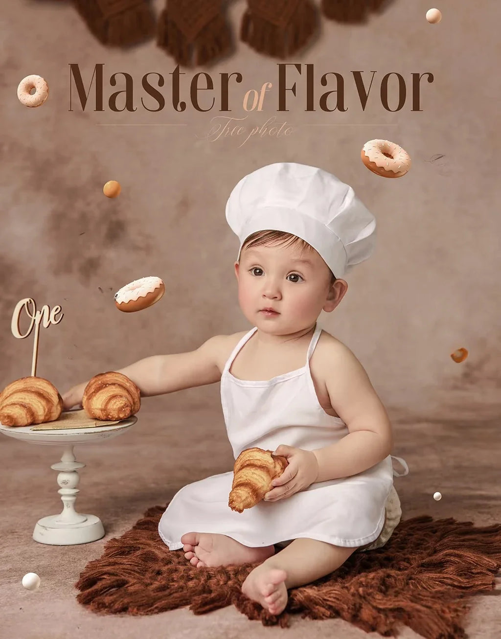 2pcs/set Chef Baby Cook Costume
