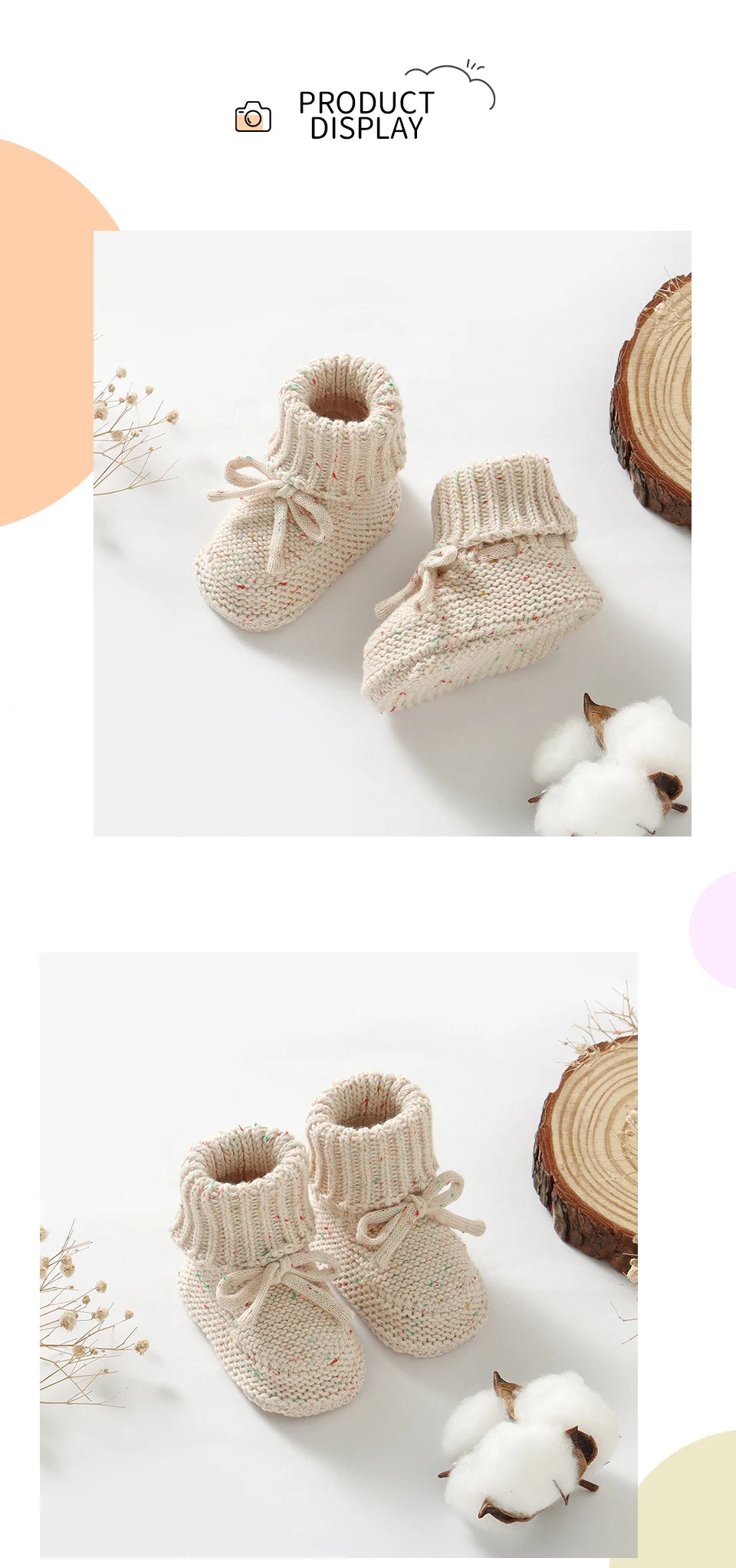 Baby First-Step Knit Shoes – Soft Sole Non-Slip Prowlers