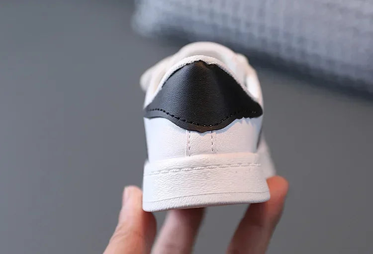Kids White Sneakers – Breathable Non-Slip Casual Shoes