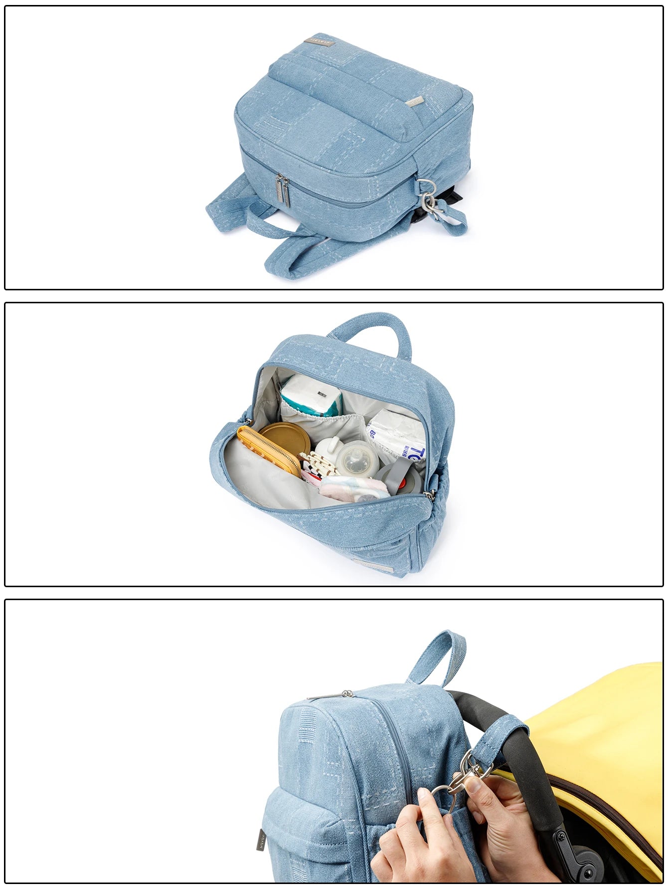 Waterproof Diaper Backpack for Newborns – Lightweight & Portable Mommy Bag