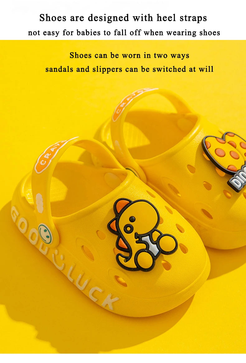 Baby Summer Sandals – Cartoon Garden & Beach Shoes for Boys & Girls