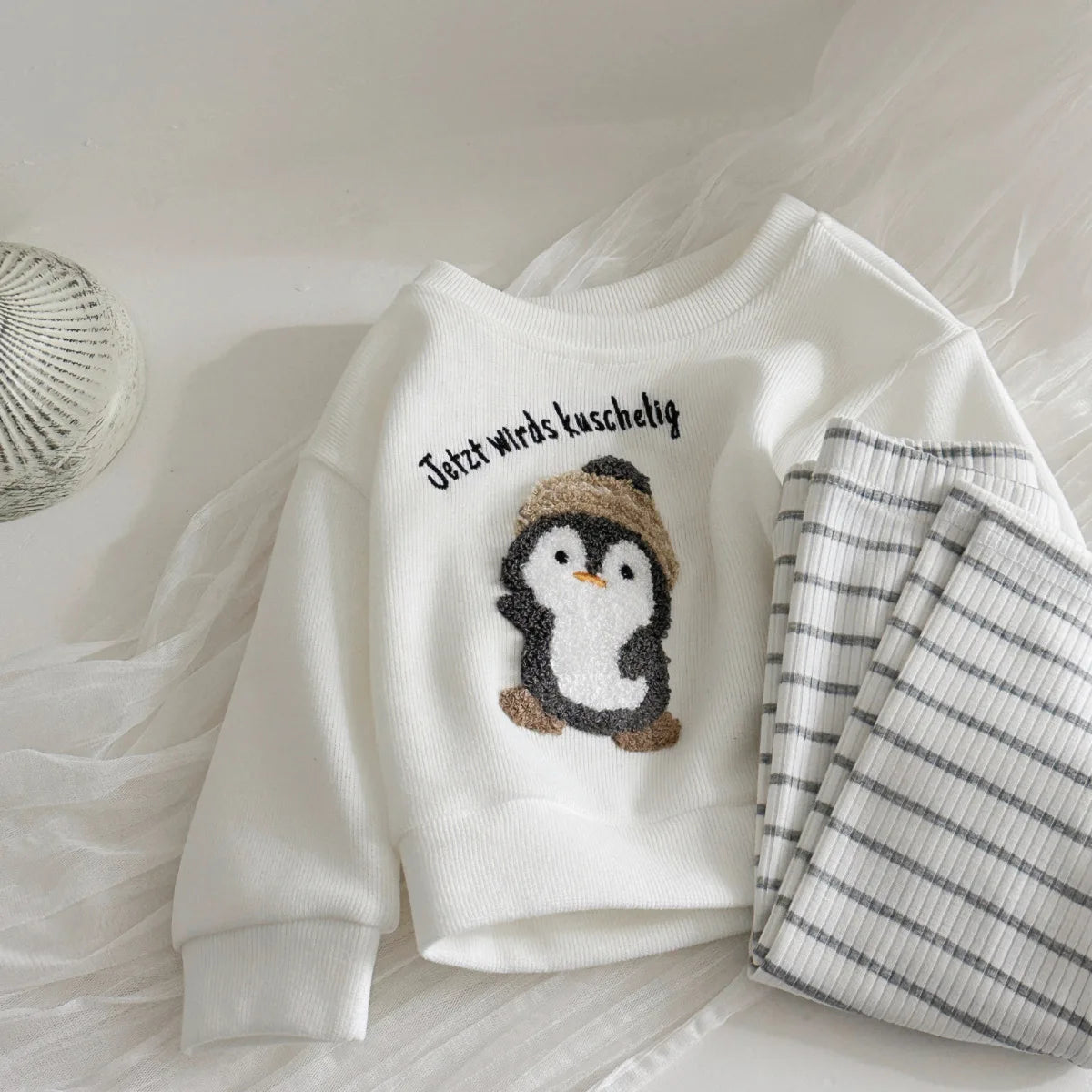 Newborn Baby Girl Spring/Autumn Outfit, 2PCS Toddler Set